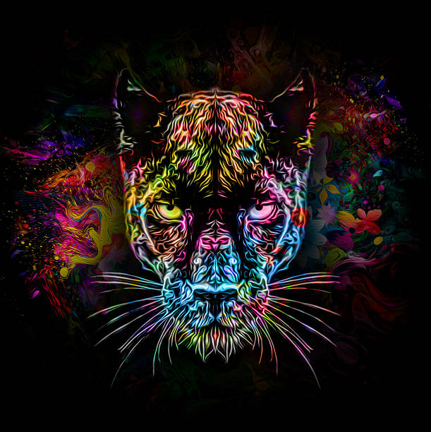 multicolor Pantera face
